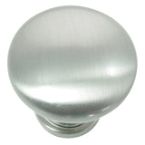 Laurey 59905 54628 1.38 in. Steel Hollow Knob Brushed Satin Nickel 10 Piece Value Pack