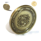 Fifth Pentacle of the Sun Coin - 72 Names of God
