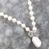 Sunday Best Pearl Toggle Necklace