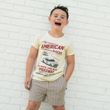 THE ALL AMERICAN RACES TEE - CREAM