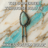 THE COPPERWEB TURQUOISE BOLO TIE