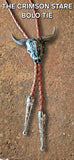 THE CRIMSON STARE BOLO TIE ~ MIKE'S CUSTOM BOLOS