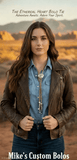 THE ETHEREAL HEART BOLO TIE ~ MIKE'S CUSTOM BOLOS
