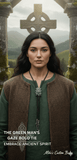 THE GREEN MAN'S GAZE BOLO TIE ~ WEAVE YOUR LEGACY
