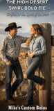 THE HIGH DESERT SWIRL BOLO TIE