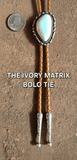 THE IVORY MATRIX BOLO TIE ~ MIKE'S CUSTOM BOLOS