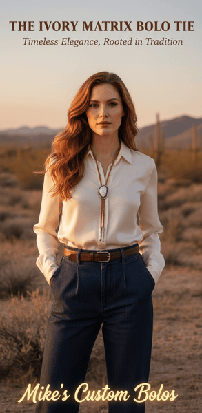 THE IVORY MATRIX BOLO TIE ~ MIKE'S CUSTOM BOLOS– Slickpurchase