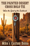THE PAINTED DESERT CROSS BOLO TIE