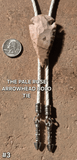 THE PALE ROSE ARROWHEAD BOLO TIE