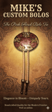 THE PINK FLORAL BOLO TIE ~ MIKE'S CUSTOM BOLOS