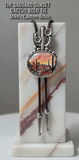 THE SAGUARO SUNSET CACTUS BOLO TIE