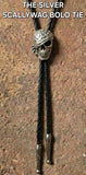 THE SILVER SCALLYWAG BOLO TIE ~ MIKE'S CUSTOM BOLOS