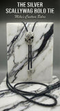 THE SILVER SCALLYWAG BOLO TIE ~ MIKE'S CUSTOM BOLOS
