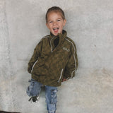 THE STORM RIDER WATERPROOF JACKET - ARMY GREEN