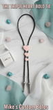 THE TRIPLE HEART BOLO TIE ~ WEAR YOUR HEARTS AROUND YOUR NECK