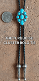 THE TURQUOISE CLUSTER BOLO TIE ~ ELEVATE YOUR LOOK