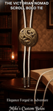 THE VICTORIAN NOMAD SCROLL BOLO TIE