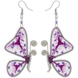 Threaded Butterfly Earrings