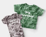 Custom Matching Tie Dye Brother Sister Shirts and Bodysuits