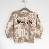 Custom Embroidered Tie-Dye Matching Sibling Outfits