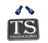 Titanium E-Moto Headlight Mount Bolts