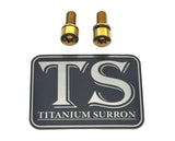 Titanium E-Moto Headlight Mount Bolts