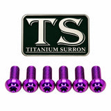 Titanium Front Rotor Bolts - E-Moto