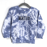 Personalized Tie-Dye Kids Sweatshirt With Name