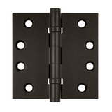 Deltana DSB4B10B 4 x 4 in. Square Ball Bearings Hinges Oil Rubbed Bronze Solid