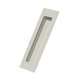Deltana FP7178U14 7 x 1.87 x 0.37 in. Rectangular Flush Pull, Bright Nickel Solid Brass