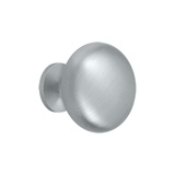 Deltana KR114U26D Knob Round Solid Satin Chrome Solid