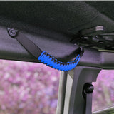 JSD Roll Bar Grab Handles Paracord Grip Handle fits Ford Bronco 2021+ 2&4 Door,4Pack, Black with Red