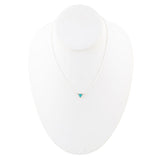Trident Turquoise and Sterling Silver Necklace