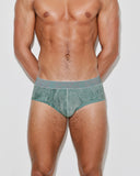 Undertone Mid Rise Brief Dark Sage Green