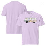 Psychedelic VW Bus Garment Dyed Heavyweight Cotton T-Shirt