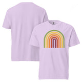 Retro Rainbow Garment Dyed Heavyweight Cotton T-Shirt