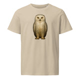 Organic Silent Watcher Snow Owl T-Shirt