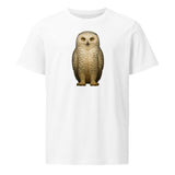 Organic Silent Watcher Snow Owl T-Shirt