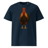 Organic Rising Sun Rooster T-Shirt