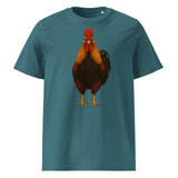 Organic Rising Sun Rooster T-Shirt