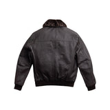 Nicola Men's Sheepskin with Fur Collar Jacket