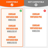 Upgraded Corsair Virtuoso Ear pads