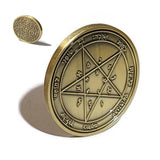 Second Pentacle of Venus Necklace – 72 Names of God – 1FitAll Bezel