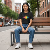 Rainbow Frequency Relaxed T-Shirt