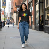 Rainbow Frequency Relaxed T-Shirt