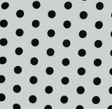White/Black Dot Pattern Baby Paper