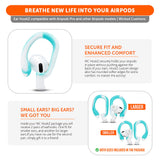 WC HookZ - Over Ear Hooks for Airpods Pro 1, 2 & Airpods 1, 2, 3