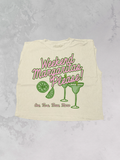 Weekend Margaritas Please! Cropped Muscle Tank