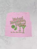 Weekend Margaritas Please! Cropped Muscle Tank