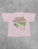 Underground Original Design: Weekend Margaritas Please, Summer Boxy Cotton TShirt